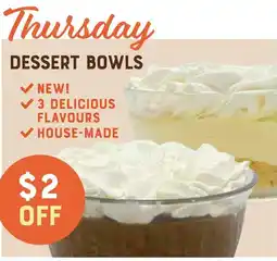 The Sweet Potato Dessert bowls offer
