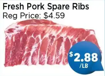 Blue Sky Supermarket Fresh Pork Spare Ribs offer