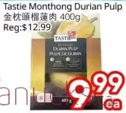 Superking Supermarket Tastie Monthong Durian Pulp offer
