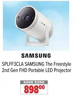 2001 Audio Video SPLFF3CLA SAMSUNG The Freestyle 2nd Gen FHD Portable LED Projector offer