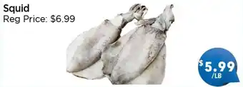 Blue Sky Supermarket Squid offer