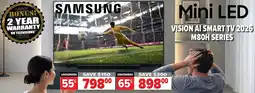 2001 Audio Video SAMSUNG Mini LED UN55M80H offer