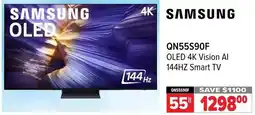 2001 Audio Video SAMSUNG QN55S90F OLED 4K Vision Al 144HZ Smart TV offer