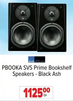 2001 Audio Video PBOOKA SVS Prime Bookshelf Speakers - Black Ash offer
