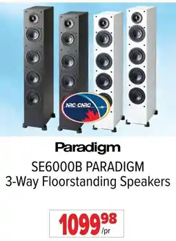 2001 Audio Video SE6000B PARADIGM 3-Way Floorstanding Speakers offer