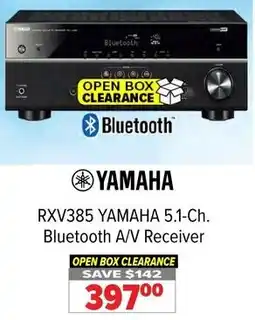 2001 Audio Video RXV385 YAMAHA 5.1-Ch. Bluetooth A/V Receiver offer
