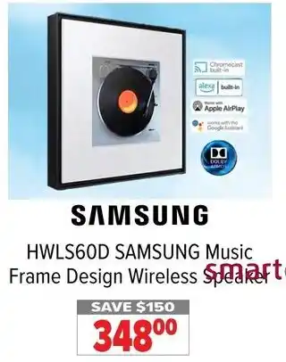 2001 Audio Video HWLS60D SAMSUNG Music Frame Design Wireless Speaker offer