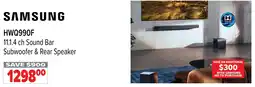 2001 Audio Video SAMSUNG HWQ990F 11.1.4 ch Sound Bar Subwoofer & Rear Speaker offer