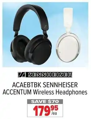 2001 Audio Video ACAEBTBK SENNHEISER ACCENTUM Wireless Headphones offer