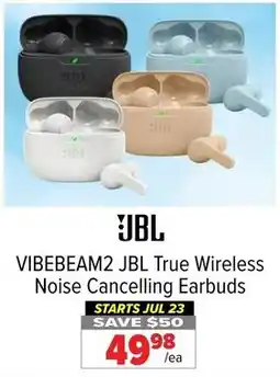 2001 Audio Video VIBEBEAM2 JBL True Wireless Noise Cancelling Earbuds offer