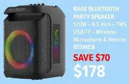 2001 Audio Video Rage bluetooth party speaker offer