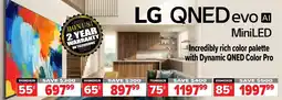 2001 Audio Video LG QNED evo AI MiniLED 55QNED82B offer
