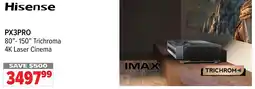 2001 Audio Video Hisense PX3PRO 80" 150" Trichroma 4K Laser Cinema offer