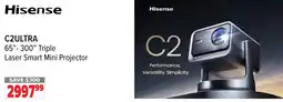 2001 Audio Video Hisense C2ULTRA 65"-300" Triple Laser Smart Mini Projector offer