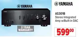 2001 Audio Video YAMAHA AS301B Stereo Integrated Amp w/Built-in DAC offer