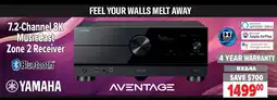 2001 Audio Video YAMAHA 7.2-Channel 8K MusicCast Zone 2 Receiver RXA4A offer