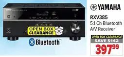 2001 Audio Video YAMAHA RXV385 5.1 Ch Bluetooth A/V Receiver offer