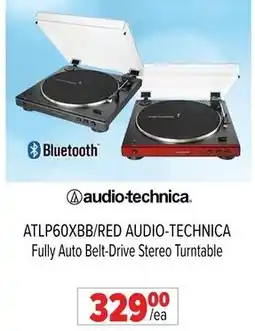 2001 Audio Video ATLP60XBB/RED AUDIO-TECHNICA Fully Auto Belt-Drive Stereo Turntable offer