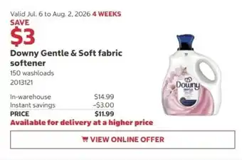 Downy Gentle & Soft fabric softener