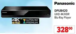 2001 Audio Video Panasonic DPUB420 UHD 4K/HDR Blu-Ray Player offer