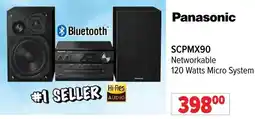 2001 Audio Video Panasonic SCPMX90 Networkable 120 Watts Micro System offer