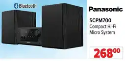 2001 Audio Video Panasonic SCPM700 Compact Hi-Fi Micro System offer