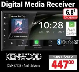 2001 Audio Video KENWOOD Digital Media Receiver DMX5710S offer