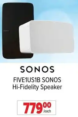 2001 Audio Video SONOS FIVE1US1B Hi-Fidelity Speaker offer