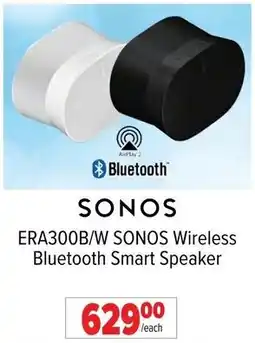 2001 Audio Video ERA300B/W SONOS Wireless Bluetooth Smart Speaker offer