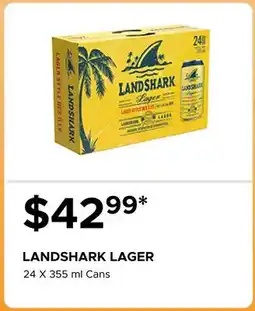 The Beer Store LANDSHARK LAGER offer