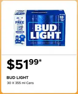 The Beer Store BUD LIGHT offer