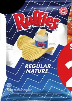 Giant Tiger Ruffles chips offer