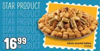 Marché Adonis ADONIS ASSORTED BAKLAVA offer