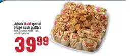 Marché Adonis ADONIS HALAL SPECIAL RECIPE SUSHI PLATTERS offer