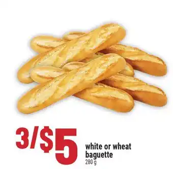 Marché Adonis WHITE OR WHEAT BAGUETTE offer