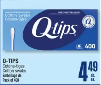 Jean Coutu Q-TIPS Cotton swabs offer