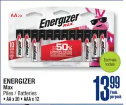 Jean Coutu ENERGIZER Max Batteries offer