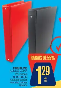 Jean Coutu FIRSTLINE Cartables en PVC Assorted colours offer