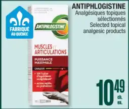 Jean Coutu ANTIPHLOGISTINE Selected topical analgesic products offer