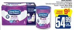 Jean Coutu GOOD START Selected ready to feed formulas offer