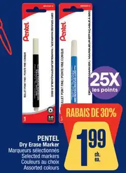 Jean Coutu PENTEL Dry Erase Marker offer