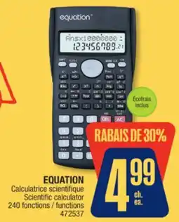 Jean Coutu EQUATION Calculatrice scientifique offer