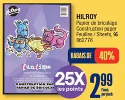 Jean Coutu HILROY Papier de bricolage offer
