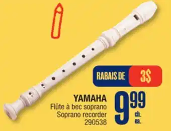 Jean Coutu YAMAHA Soprano recorder offer