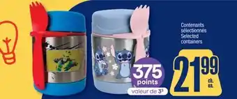 Jean Coutu Selected containers offer