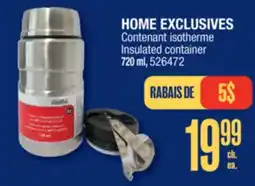 Jean Coutu HOME EXCLUSIVES Insulated container offer