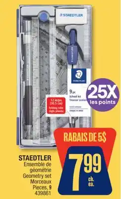 Jean Coutu STAEDTLER Geometry set Morceaux offer
