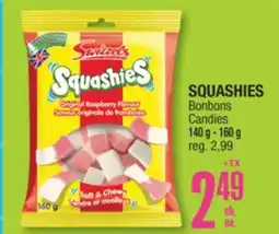 Jean Coutu SQUASHIES Candies offer