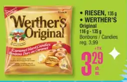 Jean Coutu RIESEN, WERTHER'S Candies offer
