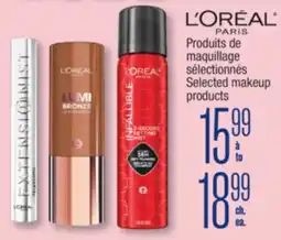 Jean Coutu L'OREAL PARIS Selected makeup products offer